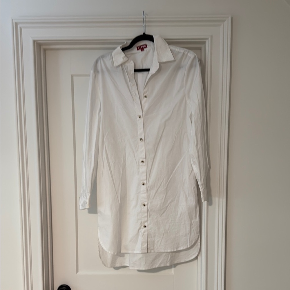 STAUD Ying Yang Shirtdress